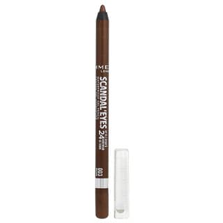 Rimmel London, Escadaleyes, Lápis em Gel à Prova D'água, 003 Marrom, 1,3 g (0,04 oz)