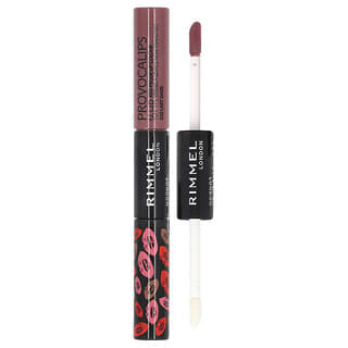 Rimmel London, Provocalips, 16HR Kiss Proof Lip Color, 220 Lazy Daze, 0.14 fl oz (4 ml) / 0.1 fl oz (3 ml)