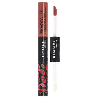 Rimmel London, Provocalips, 16HR Kiss Proof Lip Color, 730 Make Your Move, 0.14 fl oz (4 ml) / 0.1 fl oz (3 ml)