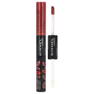 Rimmel London, Provocalips, 16HR Kiss Proof Lip Color, 750 Heart Breaker, 0.14 fl oz (4 ml) / 0.1 fl oz (3 ml)