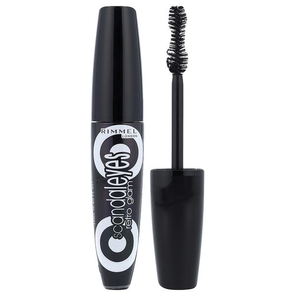 Rimmel London, Scandal Eyes, 레트르 글램 마스카라, 003 익스트림 블랙, 12ml(0.41fl oz)