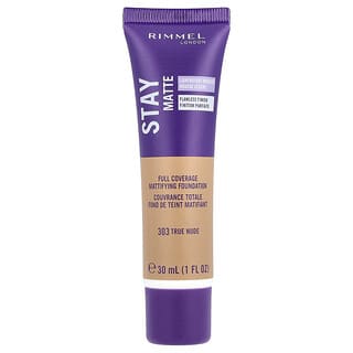 Rimmel London, Stay Mate, Fond de teint matifiant à couvrance totale, 303 True Nude, 30 ml