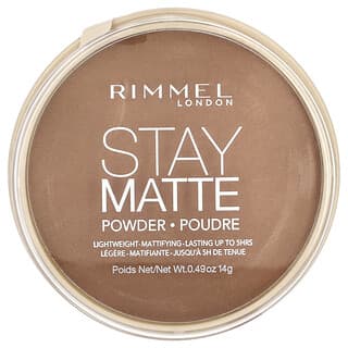 Rimmel London, ステイマット、軽いつけ心地のマットなパウダー、031ピーカン、14g（0.49オンス）