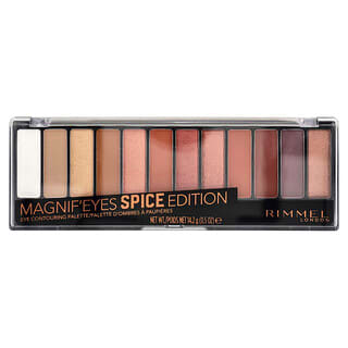 Rimmel London, Magnif'Eyes, Eye Contouring Palette, 005 Spice Edition, 0.5 oz (14.2 g)
