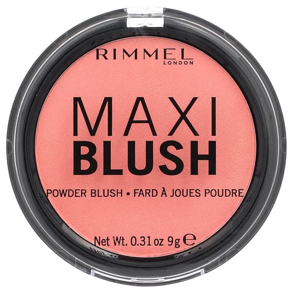 Rimmel London, Maxi 블러셔, 001 써드 베이스, 9g(0.31oz)