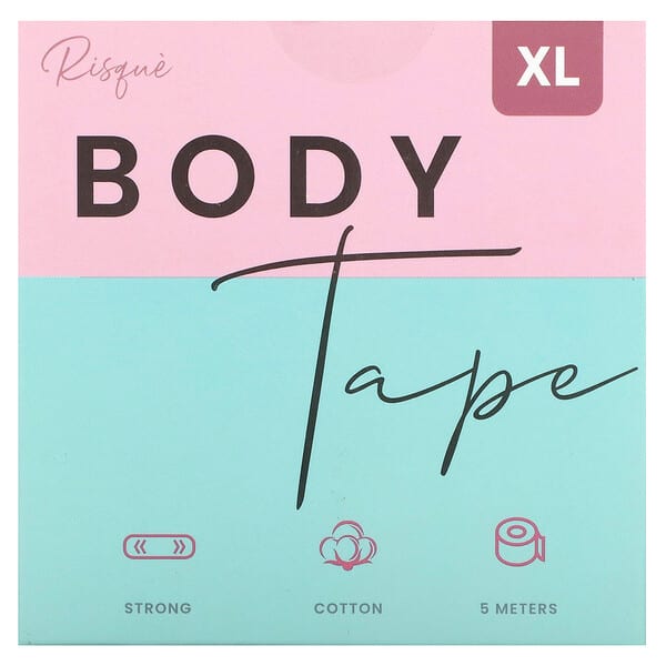 Risque, 바디 테이프 XL, 블랙, 1개, 5m