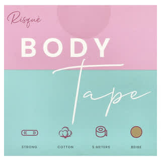 Risque, 身體膠帶，米色，1 卷，5 米