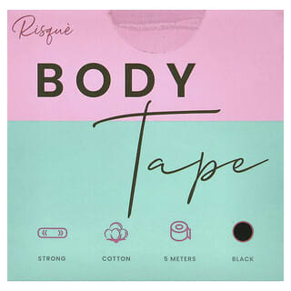 Risque, Body Tape, Black, 1 Roll, 5 Meters