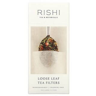 Rishi Tea, Loose Leaf Tea Filters, 100 Large Filters