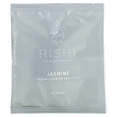 Rishi Tea, 香りのよいオーガニックグリーンティー、ジャスミン、15袋、39g（1.37オンス）