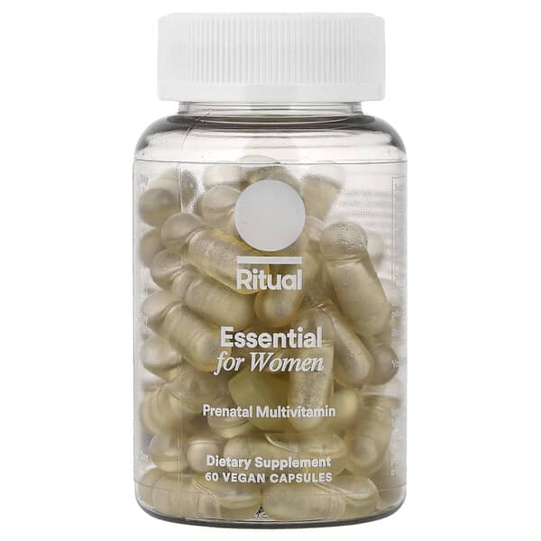 Essential for Women, Prenatal Multivitamin, Citrus, 60 Vegan Capsules
