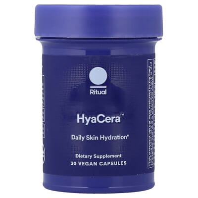 Ritual, HyaCera™, Vanilla, 30 Vegan Capsules