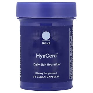 Ritual, HyaCera™, Esencia de vainilla, 30 cápsulas veganas