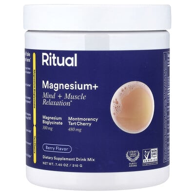 Ritual, Magnesium+, Berry Flavor, 7.4 oz (210 g)