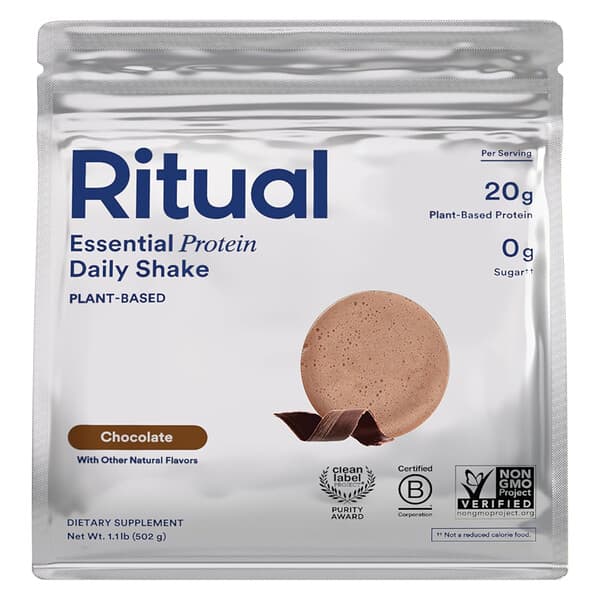 Ritual, 필수 단백질 데일리 셰이크, 초콜릿, , 502g(1.1lb)