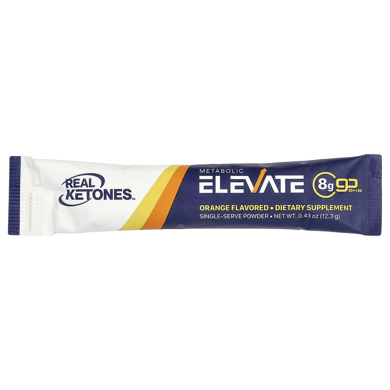 Elevate, Mix pudră, Portocală, 7 pliculețe, 0,43 oz (12,3 g) fiecare