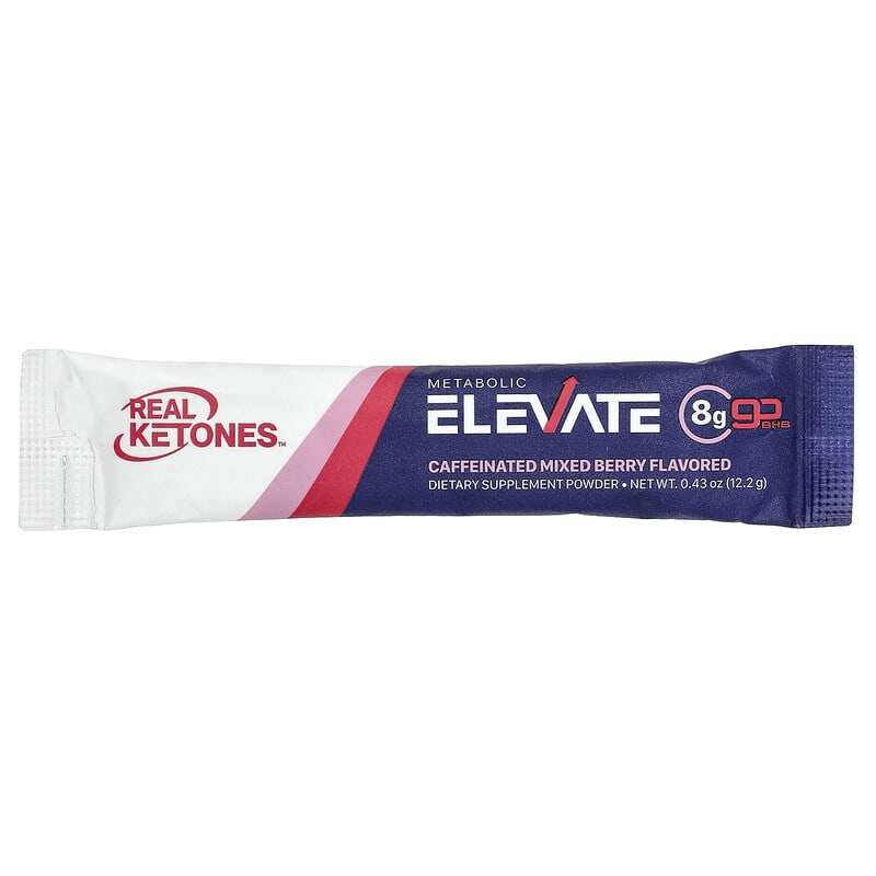 Elevate, Caffeinated Mixed Berry, 30 Drink Mix Packets, 0.43 oz
