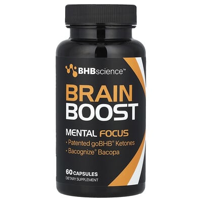 Real Ketones, Brain Strengthening, Mental Energy, 60 Capsules