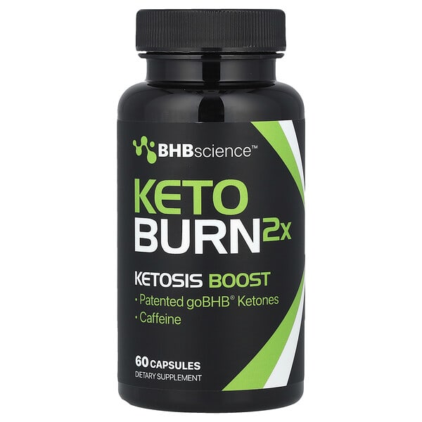 BHBscience™, Keto Burn2X, 60 Capsules