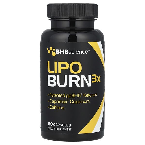Lipo Burn3X, 60 Capsules