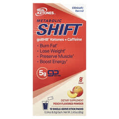 Metabolic Shift, Peach, 10 Single-Serve Stick Packs, 0.24 oz