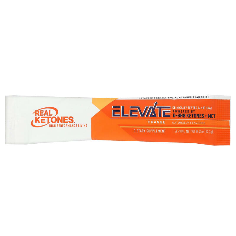 Elevate, Orange, 30 Drink Mix Packets, 0.43 oz (12.3 g) Each