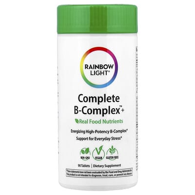 Rainbow Light, Multifaceted B Vitamin Complex+™, 90 Tablets