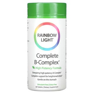 Rainbow Light, Комплекс витамина B полного спектра, пищевая формула, 90 таблеток