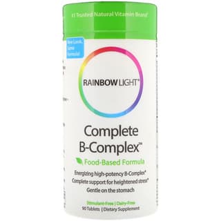 Rainbow Light, Complejo B Completo, Fórmula Basada en Alimentos, 90 Comprimidos