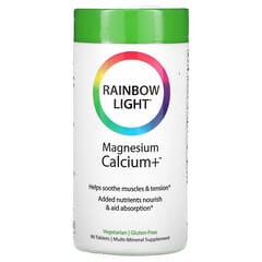 Rainbow Light, Magnesium Calcium+, 90 comprimés (Cet article n’est plus fabriqué) 