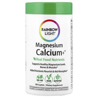 Rainbow Light, магний Calcium+™, 180 капсул
