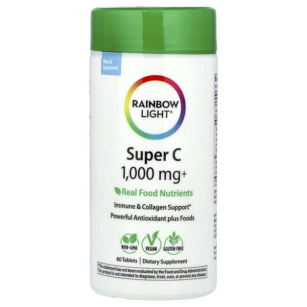 Rainbow Light Super C, 60 Tablets