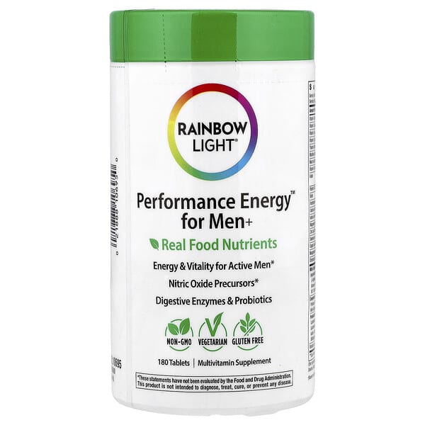 Rainbow Light Performance Energy™ for Men+, 180 Tablets