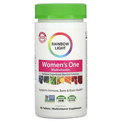 Rainbow Light, Suplemento multivitamínico de una ingesta diaria para mujeres, 90 comprimidos