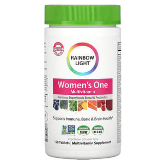 Rainbow Light, فيتامينات متعددة للنساء مرة واحدة يوميًا، 150 قرصًا