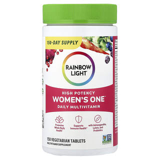 Rainbow Light, Women's One™ Daily Multivitamin, High Potency, 150 Vegetarian Tablets