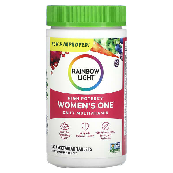 Rainbow Light, High Potency Women's One Daily Multivitamin, 150 Vegetarian Tablets