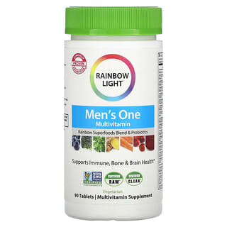Rainbow Light, 男性每日一片多維生素，90 片