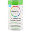 Calcium Citrate, Schokolade Chewable, Lebensmittel-basierte Formel, 45 Chewable Oblaten
