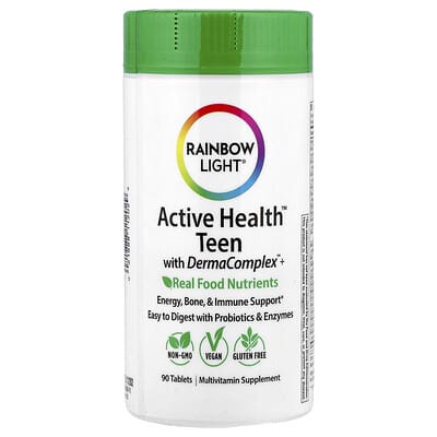 Rainbow Light, Active Health™ Youth Complex with DermaComplex™+, 90 Tablets