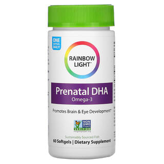 Rainbow Light, Prenatal DHA, Omega-3, 60 Softgels