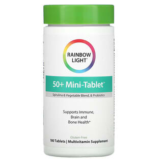 Rainbow Light, Plus de 50 comprimés mini-comprimés, 180 comprimés
