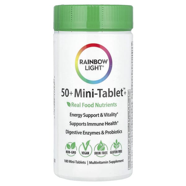 Rainbow Light 50+ Mini-Tablet™+, 180 Mini-Tablets