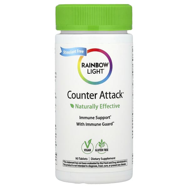 Rainbow Light Counter Attack®, 90 Tablets