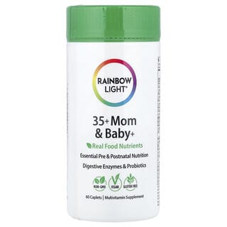 Rainbow Light, 35+ Mom & Baby + Real Food Nutrients, 60 Caplets