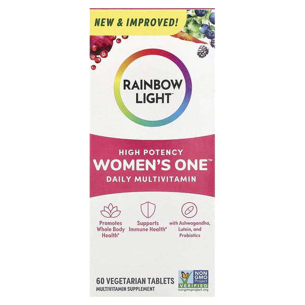 Women's One™ Daily Multivitamin, High Potency, 60 Vegetarian Tablets