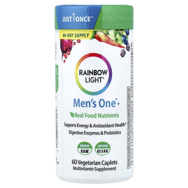 Rainbow Light, 남성용 One+®, Real Food Nutrients, 베지 정제 60정