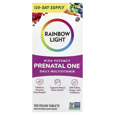 Rainbow Light, Prenatal One™ Daily Multivitamin, Extra Strength, 120 Vegan Tablets