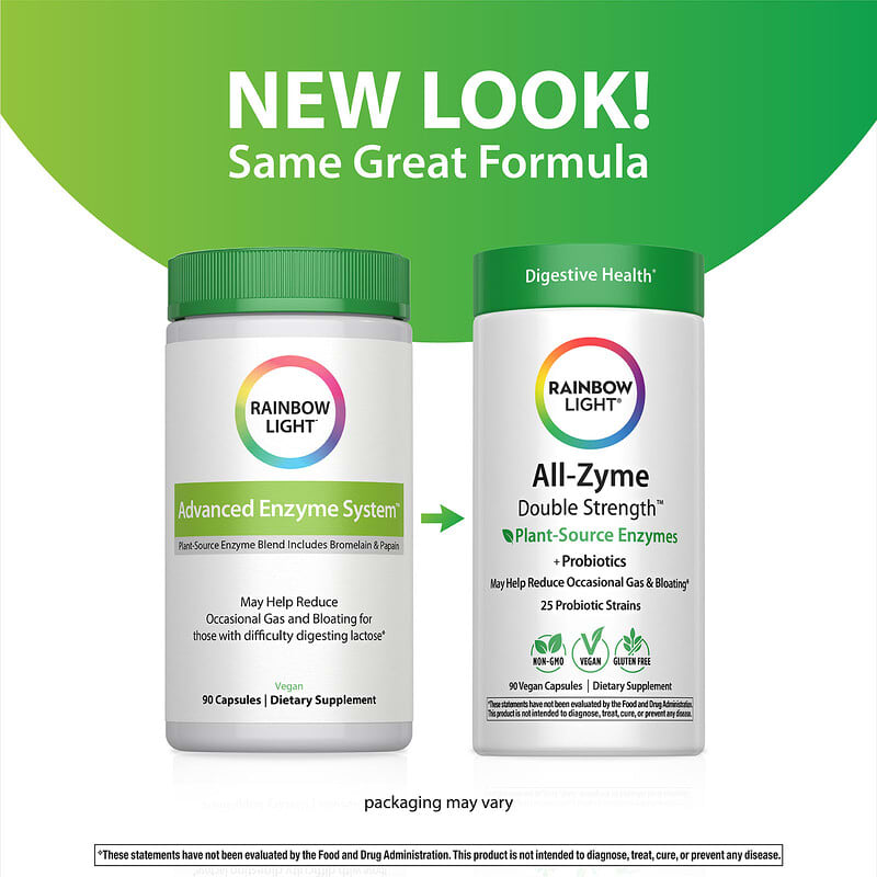 All-Zyme™, Plant Source Enzymes +Probiotics, 90 Vegan Capsules