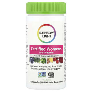 Rainbow Light, Zertifizierte Multivitamine für Frauen, 120 vegetarische Kapseln